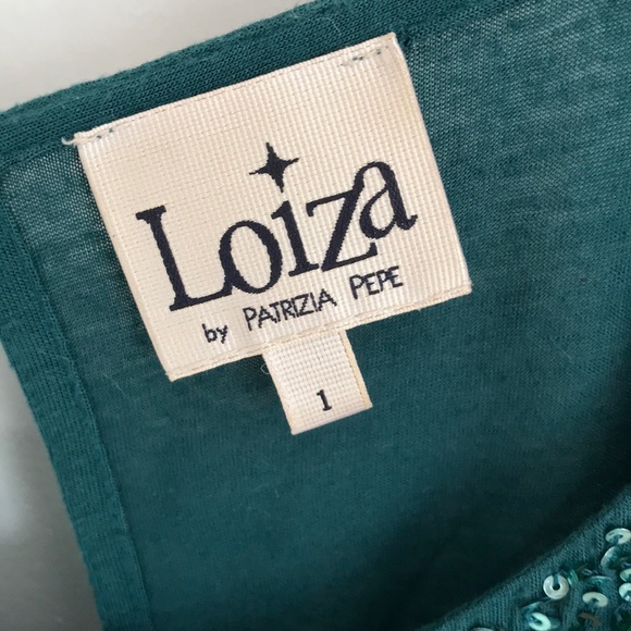 Loiza green sequin midi dress - Picture 2 of 8